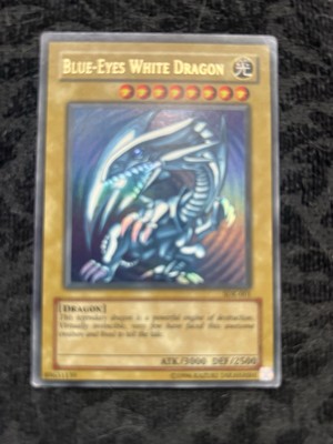 Iconic 1st Edition Yu-Gi-Oh Card HOLO Blue Eyes White Dragon (SDK-001) 1996-image