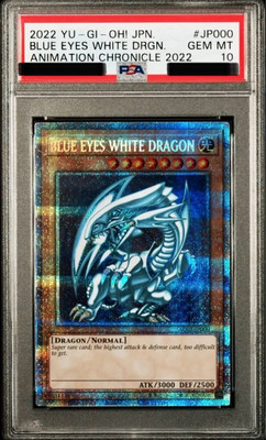 PSA 10 Yu-Gi-Oh! Blue Eyes White Dragon Animation Chronicle AC02-JP000 Japanese-image
