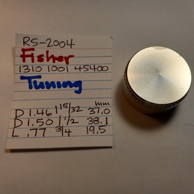 📈 FISHER 💥 1310 1001 45400 TUNING KNOB 💥RS-2004 STEREO RECEIVER-image