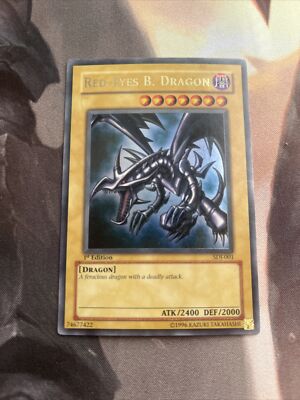 red eyes black dragon sdj-001 1st edition-image