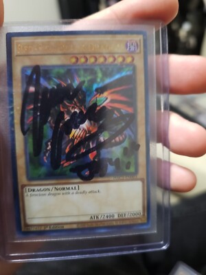 Red Eyes Dragon Set Including one Signed By Wayne Grayson-image