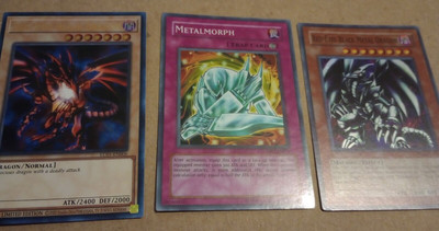 Yugioh Red-Eyes Black Metal Dragon (Super)+Red-Eyes B. Dragon (ultra)+Metalmorph-image