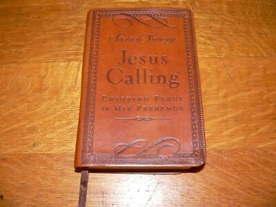 Jesus Calling, Enjoying Peace in His Presence by Sarah Young Fine Bound Book-image