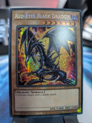 YuGiOh! Red-Eyes Black Dragon MP22-EN267 Prismatic Secret Rare 1st Ed-image