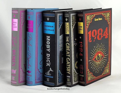 THE GREAT GATSBY, MOBY DICK, 1984, PRIDE & PREJUDICE, LITTLE WOMEN *Classics Set-image