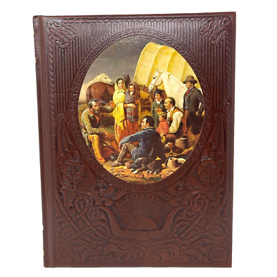 1974 THE OLD WEST Vol 7: THE PIONEERS Time-Life Books Series Set FAUX LEATHER-image