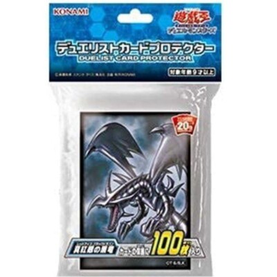 Konami Yu-Gi-Oh OCG Red Eyes Black Dragon 100pcs Sleeves JAPAN OFFICIAL-image