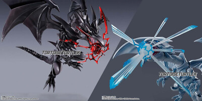 S.H.Monsterarts Yu-Gi-Oh Blue Eyes White Dragon Red Eyes Black Dragon Set of 2-image