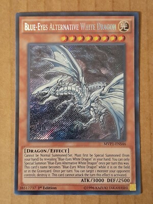 YuGiOh Blue-Eyes Alternative White Dragon MVP1-ENS Secret Rare 1st Edition-image