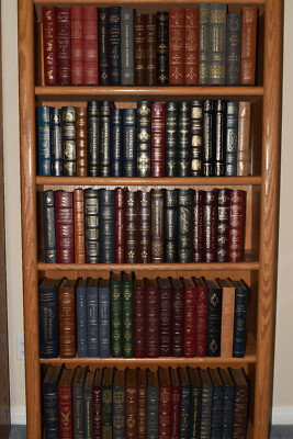 Easton Press 82 LIBRARY OF THE PRESIDENTS LEATHER MOST COMPLETE SET FINE SIGNED!-image