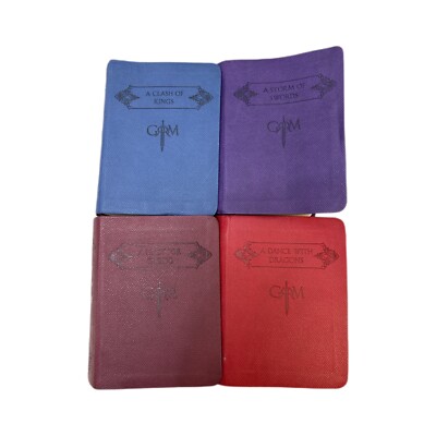 Game of Thrones Collector Leather Bound Book Set of 4:  A Song of Ice and Fire-image