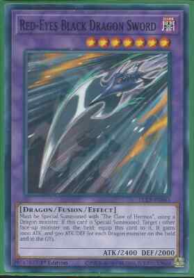 Yugioh - Red-Eyes Black Dragon Sword - 1st Edition Card-image