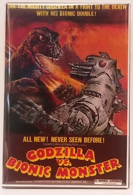 Godzilla vs Bionic Monster MAGNET 2