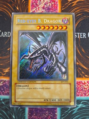 Yu-Gi-Oh! TCG Red-Eyes B. Dragon BPT-005 Secret Rare Limited MP/HP-image