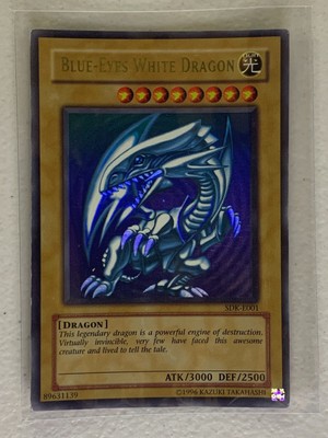 Blue-Eyes White Dragon SDK-E001 Ultra Rare Unlimited Yugioh Unit #1-image