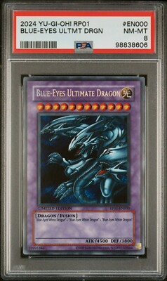 2024 Yugioh Blue-Eyes Ultimate Dragon Retro Pack 01 PSA 8-image