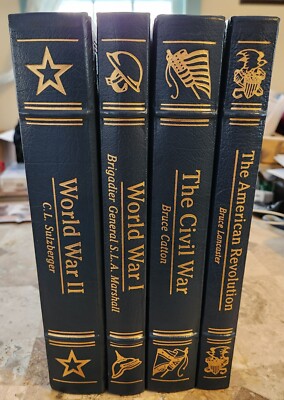 American Heritage History Of American Wars 4 Vol. Set (Leather, Easton Press)-image