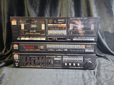 Fisher Studio Standard Cassette Deck Tuner And Amplifier Untested-image