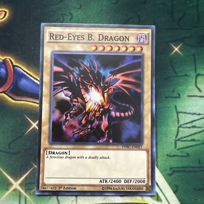 Yugioh! Red-Eyes B. Dragon DPBC-EN021 Super Rare 1st Edition NM-image