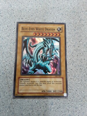 2004 Yu-Gi-Oh! Blue-Eyes White Dragon SKE-001 Super Rare -image