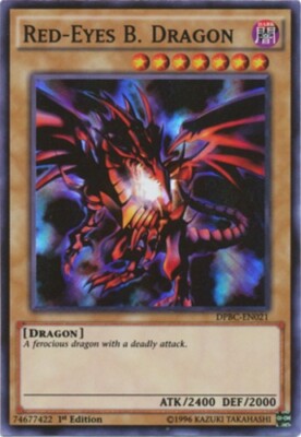 Yugioh! LP Red-Eyes B. Dragon - DPBC-EN021 - Super Rare - 1st Edition Lightly Pl-image