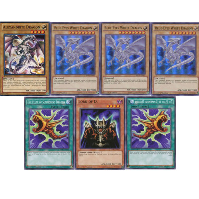 YuGiOh Blue Eyes White Dragon Flute of Summoning Dragons Combo Ultra-image