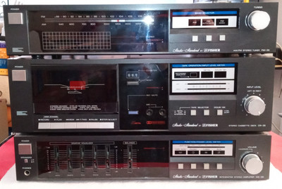 Fisher Studio Standard FM-35 CA-35 CR-35 Integrated Stereo Tuner Amplifier Tape-image