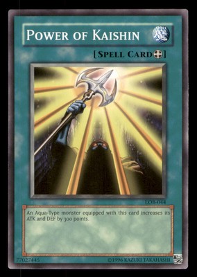 Yugioh Power of Kaishin #LOB-044 The Legend of Blue Eyes White Dragon LP-image