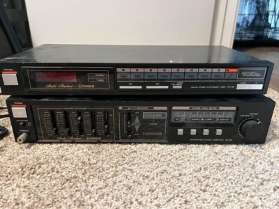 Fisher FM-39 Stereo Turner & CA-39 Amplifier - Tested and Works-image