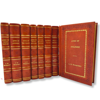 Anne Of Green Gables, Complete 8-Book Box Set [Premium Leather Bound]-image