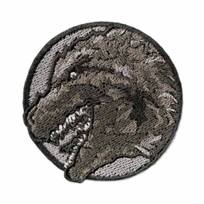 Godzilla-1.0 Embroidered Sticker Profile Iron-on possible TOHO Japan Limited New-image