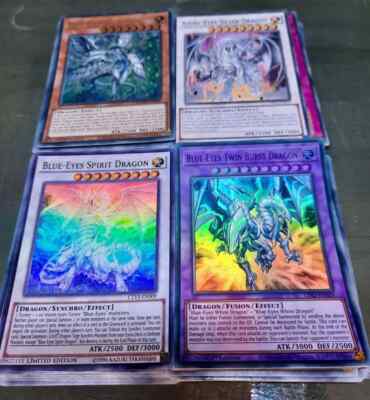 Yu-Gi-Oh Complete BLUE-EYES WHITE DRAGON DECK + Extra Bonus-image