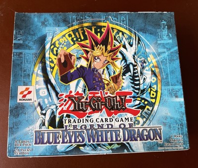 YUGIOH! LEGEND OF BLUE EYES WHITE DRAGON  Used EMPTY Booster Box! No Cards!-image