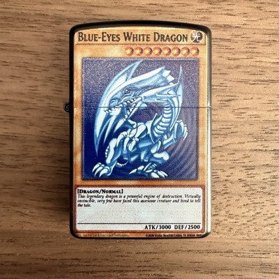 Yu-Gi-Oh Blue-Eyes White Dragon Lighter | Anime-Inspired | Refillable & Metal-image