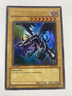 Yugioh Dragon Negro De Ojos Rojos  1st Edition LDD-070 Near Mint Ungraded.-image