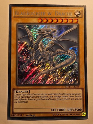 Blue-Eyes White Dragon (V.5 - Secret Rare)●YUGIOH●MVP1●GERMAN●NM●33190-image