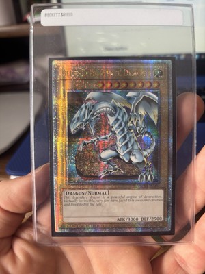 Yugioh Blue-Eyes White Dragon LC01-EN004 Quarter Century Secret Limited Ed NM-image