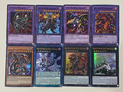 Yugioh Red Eyes Black Dragon Deck Summoned Metal Wyvern Five Soul - Free Pack-image