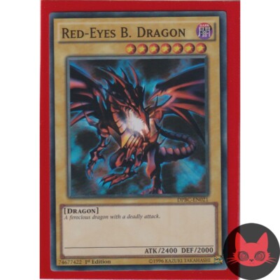 Yugioh Red-Eyes Black Dragon DPBC-EN021 Super Rare 1st Edition NM-image
