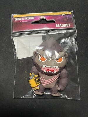 godzilla x kong new empire kong with beast glove magnet New-image