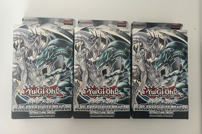 Yugioh Saga of Blue-Eyes White Dragon Structure Deck (3x)-image