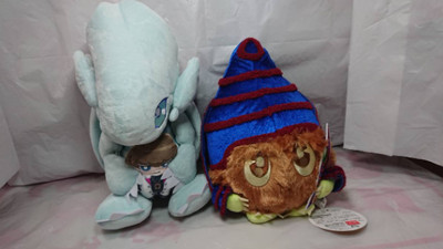 Yu-Gi-Oh! Blue Eyes White Dragon Magikuriboh Plush Doll Hold Seto Kaiba 2 Type-image