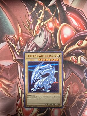 Yugioh Blue-Eyes White Dragon DUSA-EN043 Duelist Saga 1st Edition Ultra Rare VLP-image