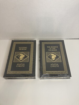 Easton Press - Agatha Christie Miss Marple Set Sleeping Murder At Vicarage - New-image