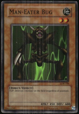 Yu-Gi-Oh! - Legends of Blue Eyes White Dragon Man-Eater Bug 2002 LOB-108-image