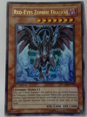 Yu-Gi-Oh! TCG Red-Eyes Zombie Dragon Deck Zombie World SDZW-EN001 1st Edition -image