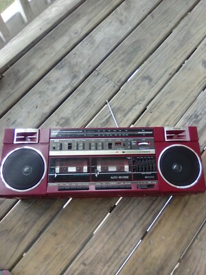 Fisher Radio Boom box PH-W464 AC-DC Fidelity Sound System Radio Tape Player RARE-image