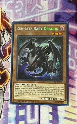 Yugioh Red-Eyes Baby Dragon  LDS1-EN010 NM  Secret Rare-image