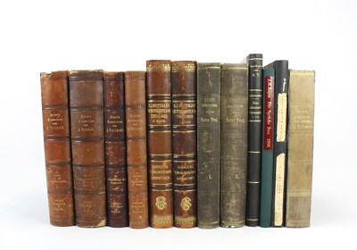 Antiquarian German Theology Bundle B, New Testament; 12 Vol collection, 19th Cen-image