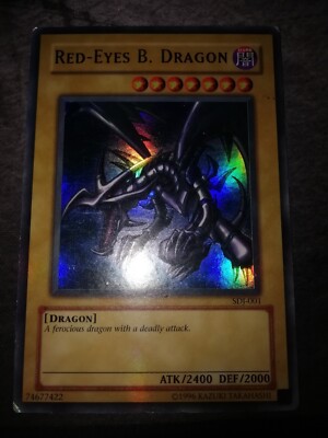 Yugioh Red-Eyes Black Dragon SDJ-001 - Ultra Rare GD -image